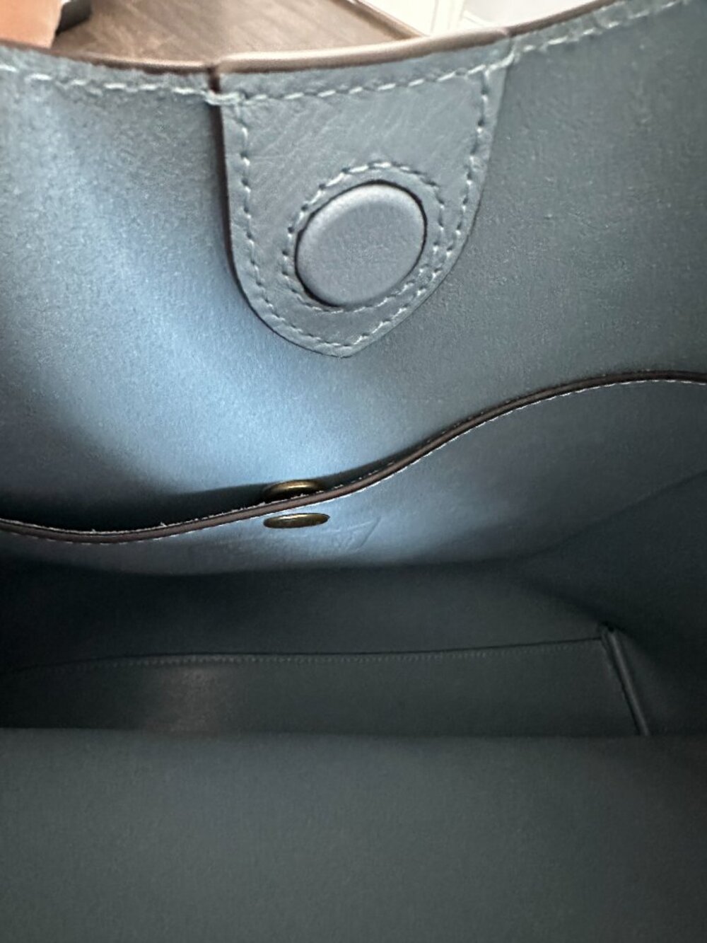 Coach Brooklyn S8 39 Bluebell Leather Shoulder Bag Style #M2480-CU044 *NWT* - Picture 7 of 11